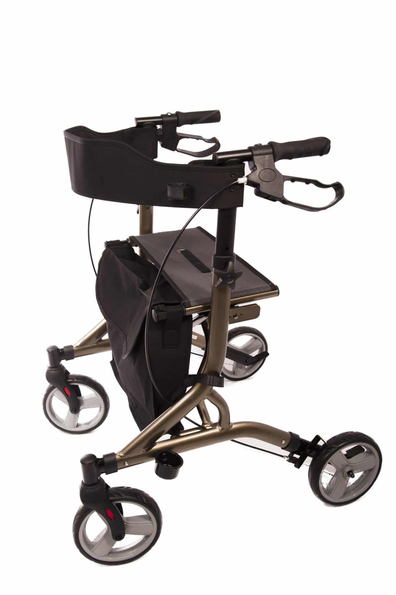 Zoom plus rollator in gun metal