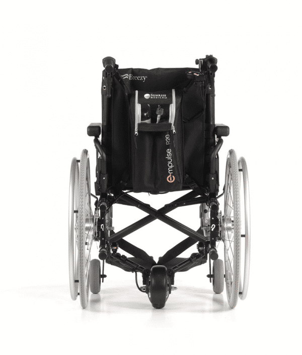 R20 Powerpack attached to standard wheelchair