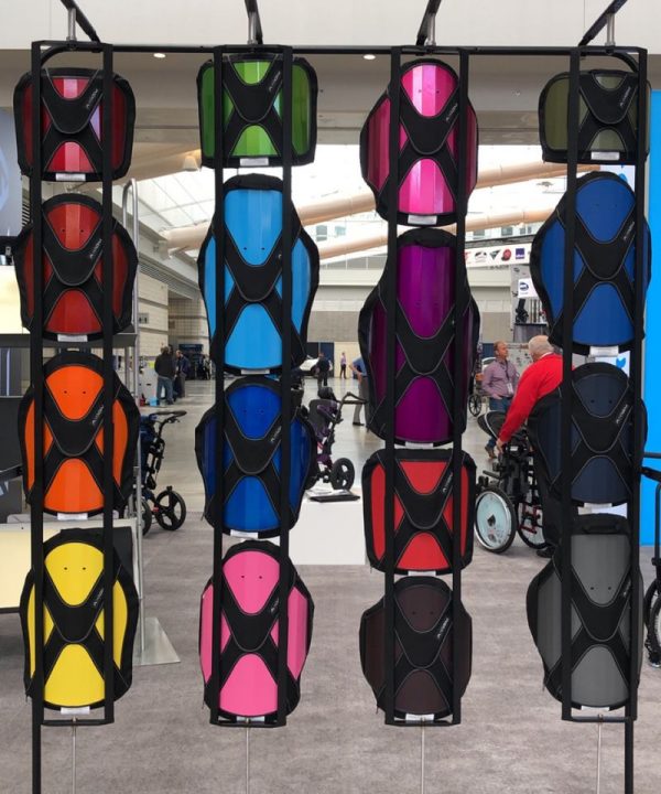Rogue XP backrest colours in red, green, pink, blue, purple, orange, yellow, black and grey. In various shades.