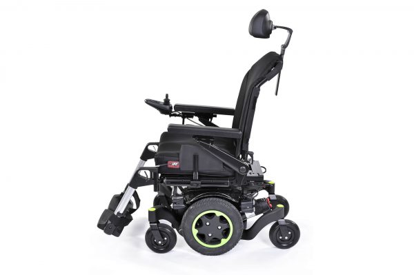 q300m mini powerchair green and black