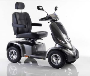 Invacare Cetus scooter in silver