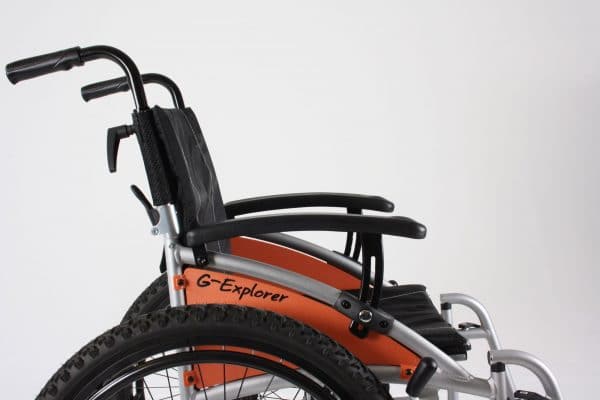G-Explorer wheelchair armrest