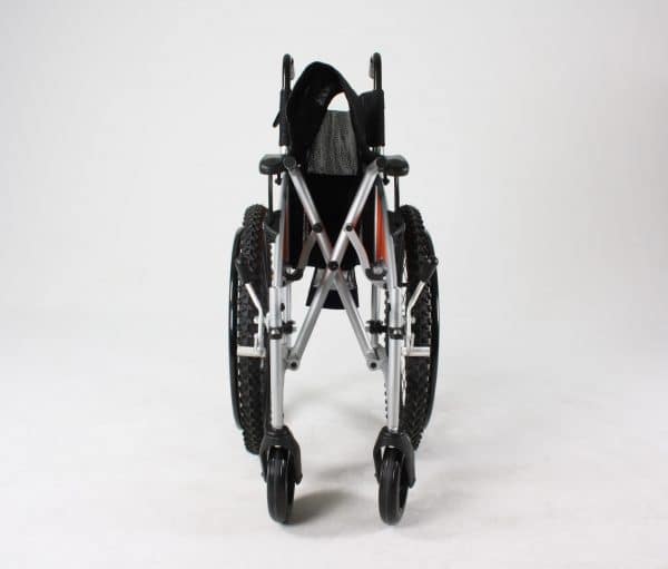 G-Explorer wheelchair folded in half