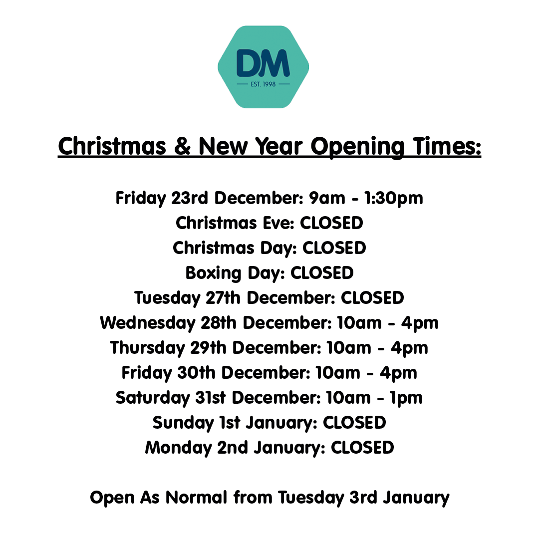 Christmas and New Year Opening Hours