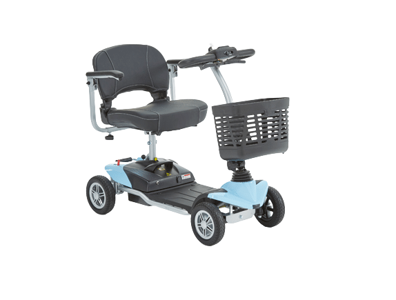 Motion Healthcare Evolite mobility scooter blue